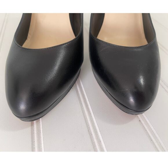 Saks Fifth Avenue Angie Black Pump Heels Stiletto Made in Italy Size Women's 10 - Picture 7 of 10